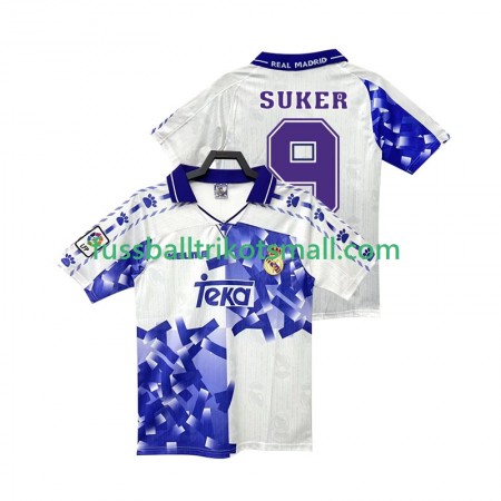 Fußballtrikots Real Madrid SUKER 9 Retro 1996 1997 Kurzarm 3rd trikot kaufen